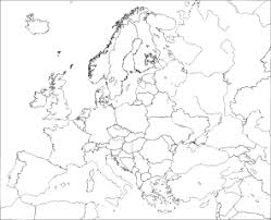 Outline blank map of europe. File Europe Blank Political Border Map Svg Wikimedia Commons