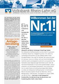 Willkommen auf der startseite ihrer vr bank eg. Voba Informiert 03 2010 Volksbank Rhein Lahn Eg