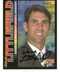 Signed DAVE LITTLEFIELD Pittsburgh Pirates Outback picture postcard w/ COA 