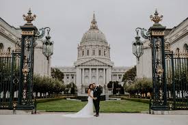 The fourth floor north gallery is the best place. Stephanie Justin San Francisco City Hall Wedding Sunshineshannon Com