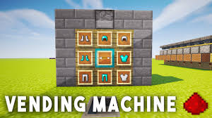 These 5 simple redstone machines are useful for any survival world! Redstone Vending Machine Minecraft Redstone Tutorial Mcpe Xbox One 360 Wii U Ps3 Ps4 Youtube