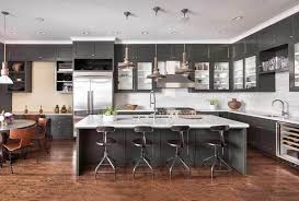 So the color leans a little blue/cooler. Dark Gray Kitchen Cabinets Design Gallery Designing Idea