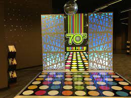 You get one case of 12 units. Custom Printed Dance Floor 4 X 4 Sections White 70s Party Theme Disco Party Decorations Disco Birthday Party