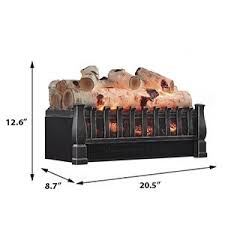 This electric fireplace option uses all led lights. Duraflame 20 Infrared Birch Fireplace Insert Log Set Walmart Com Walmart Com