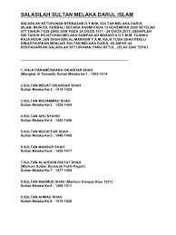 Ironinya, raja noor jan seakan diterima oleh sebahagian rakyat dan mempunyai bilangan pengikut yang ramai. 53798746 Salasilah Sultan Melaka Darul Islam