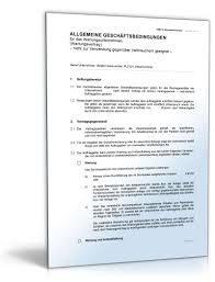 Servicevertrag planung und bau projekt. Agb Wartungsunternehmen Rechtssicheres Muster Zum Download