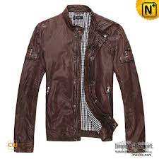 Men S Tanned Brown Motorcycle Leather Jacket 2012 Simple Fashion Cw871156 Leather Jacket Leather Jacket Men Mens Clothing Styles