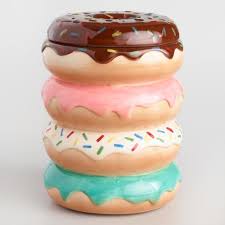 Donuts Ceramic Cookie Jar Ceramic Cookie Jar Cookie Jars Collectible Cookie Jars