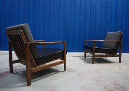 Cozy up spaces while giving it an instant refresh. Pair Of Mid Century Modern Club Armchairs In Grey Black 1960s 101186