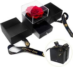 Maybe you would like to learn more about one of these? Buy E Manis Handmade Preserved Rose Jewelry Gift Box Real Eternal Red Roses Enchanted Flower Gift For Girlfriend Mother Wife On Anniversary Valentine S Day Mother S Day Christmas Day Thanksgiving Day Online In Taiwan