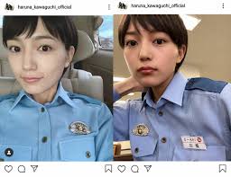 川口春奈公式インスタグラム(@haruna_kawaguchi_official)より。右が1年前、左が今回の写真― スポニチ Sponichi  Annex 芸能