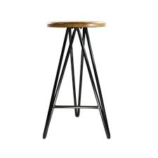 Belly Up To The Bar Or Kitchen Island With This Industrial Modern Bar Stool Infused With Mid Century Design The Stoo Modern Bar Stools Bar Stools Iron Stools