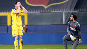 Calcio di punizione dalla distanza miguel veloso. Serie A Genoa Verona 2 2 Le Pagelle Lasagna Da Teatro Degli Orrori Eurosport