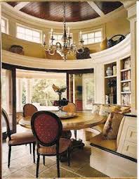 In expansive, open plan settings, some of our round dining tables. 11 Circular Dining Room Ideas Circular Dining Room Dining House Design
