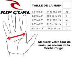 Rip Curl Gloves Size Chart Images Gloves And Descriptions