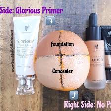 Always Use Primer Just Look At The Orange And The Primer Is Only 30 Well Worth It Younique Younique Primer Younique Makeup