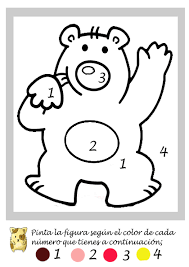 Colorear Con Numeros Manualidades A Raudales Actividades Preescolares Para Otono Colorear Por Numeros Dibujos Para Preescolar