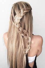 50 Cute Straight Hairstyles For Long Hair Braided Hairstyles Easy Straight Prom Hair Prom Hairstyles For Long Hair