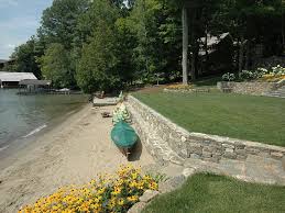 Lakefront Landscaping Google Search Lake Landscaping Backyard Beach Lake Beach House