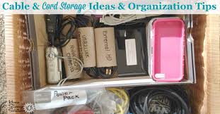 Don't live with a home tied down by messy wires and tangles of electric cords. Cable Cord Storage Ideas Organization Tips