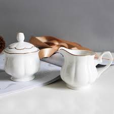 5 out of 5 stars, based on 1 reviews 1 ratings current price $11.99 $ 11. Modern Fashion Lump Sugar Bowl With Lid Milk Jug Bone China Family Cafe Coffee Shop Set Gold Line Sauce Creamer Pot Candy Jar Buy At The Price Of 12 94 In Aliexpress Com