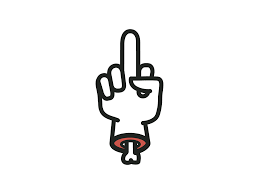Middlefinger Pov Logo Design Free Pov Mean Humor