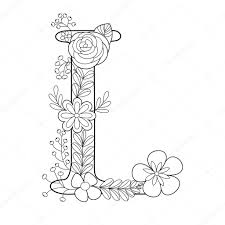 Frozen imgenes de elsa para colorear para imprimir. Mandala Letter L Novocom Top