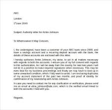 A letter to authority is similar to a letter of persuasion. Access To Funds Letter New 10 Bank Authorization Letter Pdf Word Lettering Download Lettering Formal Business Letter