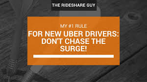 Advice For New Uber Drivers Dont Chase The Surge