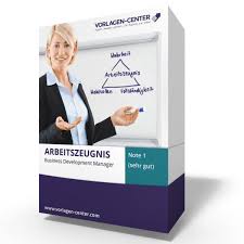 Working primarily with the sales and marketing departments, this experienced. Zeugnis Business Development Manager Download Vorlagen Center