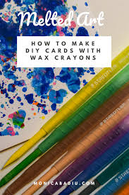 Make sure you cover up the entire paper to keep the colors a surprise. How To Make Beautiful Cards With Wax Crayon Shavings The Growth Architect