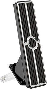 Billet Specialties Floor Mount Gas Pedal Assembly Rectangular Pad Gas Flooring Pedal