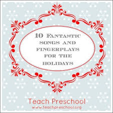 Tell these jolly good christmas facts to your kids. 10 Fantastic Fingerplays And Songs For The Holidays Teach Preschool