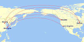 The reason shipment times can vary is dependent on the route and couriers. Route From China To Usa China Offers Different Shipping Routes Sino Shipping Moeysthoughts Wall