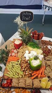 Grazing Table Baby Shower Gluten Free Option Thegrazingtblelady Foods With Gluten Baby Shower Food Easy Baby Shower Dessert Table