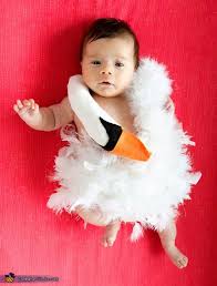Bjork Swan Dress Costume Bjork Mini Swan Dress Baby Halloween Costumes Creative Baby Halloween Costumes Best Baby Costumes