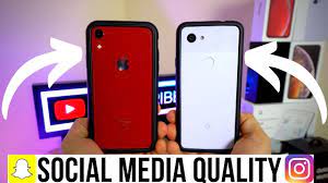 Iphone Vs Pixel 3a Instagram Snapchat Quality Youtube