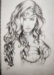 Drawing Wonder Woman Girl Drawing Sketches Woman Drawing Wonder Woman Drawing