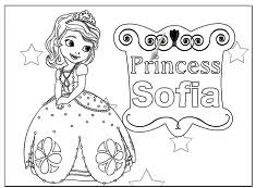 Colour in sofia the first's dress, her hair, the fireplace and the sofa, as well as the. Sofia The First Coloring Sofia The First Games