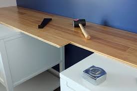 This desk is great, every part of it has held up and it is still mostly in perfect condition, i have never had a problem with the motors in the legs and it has never failed to go into standing mode. Diy Custom Bamboo Countertop Bamboo Countertop Desk Makeover Diy Laminate Furniture