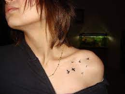 Birds Shoulder Tattoos For Women Collar Bone Tattoo Tattoos