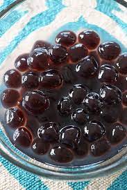 Tapioca pearls are also the boba in that increasingly hip chilled drink known as boba tea. How To Make Black Tapioca Pearls For Bubble Tea Milk Tea Foxy Folksy