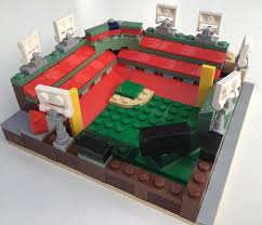 Behold A Massively Detailed Mini Fenway Park Model Made Entirely From Lego Bricks That You Need Red Sox Fans This Custom Lego Sets Custom Bricks Red Socks Fan