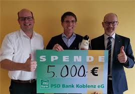 Psd bank koblenz eg provides banking services. 5 000 Euro Wurden Ubergeben