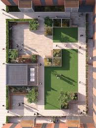 Podium Landscaping Courtyard Design Rooftop Design Podium Design