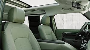 The gearshift is on the center stack. 2020 Land Rover Defender Interior And Dev Test Youtube