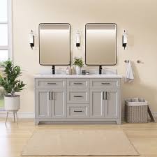Getpro 60 Light Grey Bathroom Vanity