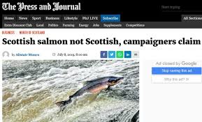Check spelling or type a new query. Mail On Sunday 90 Of Scottish Salmon Isn T From Scotland 66m Eggs Shipped In From Abroad Green Around The Gills