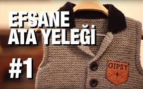 Erkek Ata Yelegi Nasil Orulur Detayli Anlatim 6 Model 1 5 Baby Knitting Patterns Orgu Bebek Smokin