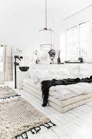 White Bedroom Bohemian Shabby Chic Carpet Decor Rustic Bedroom Design Boho Bedroom Bohemian Bedroom Home Decor Bedroom Bedroom Interior Rustic Bedroom Design
